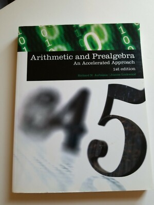 Arithmetic and Prealgebra - Paperback - GOOD