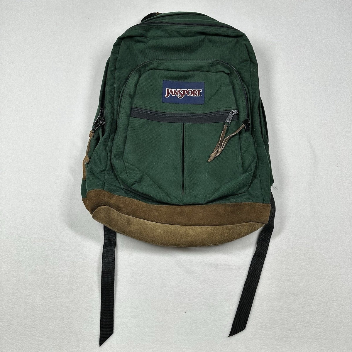 【USA製】JANSPORT Backpack Leather Bottom JanSport Right Pack - Durable Student Backpack with Leather