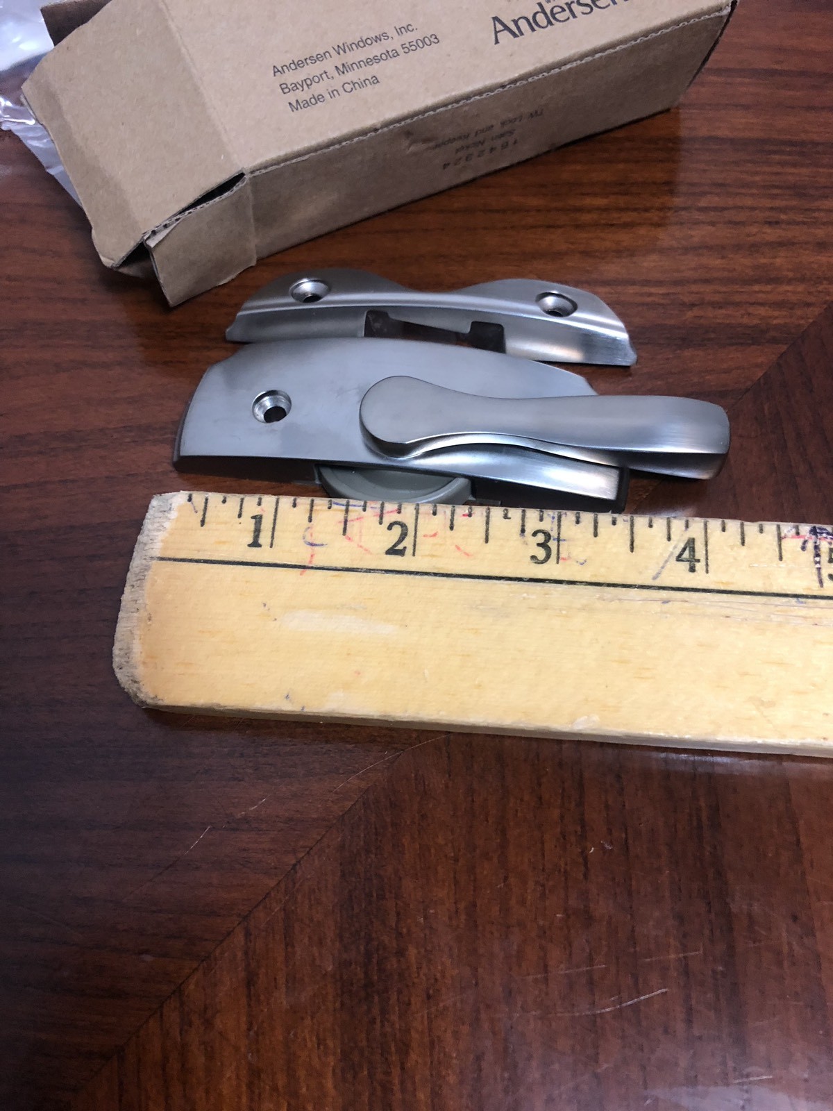 Andersen 400 200 Estate Flush Mount Window Sash Lock Satin Nickel Part 1642924