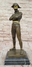 Real Bronze Harlequin Jester Signed Sculpture Pop Art Figurine Home Decor Deal - Image 1