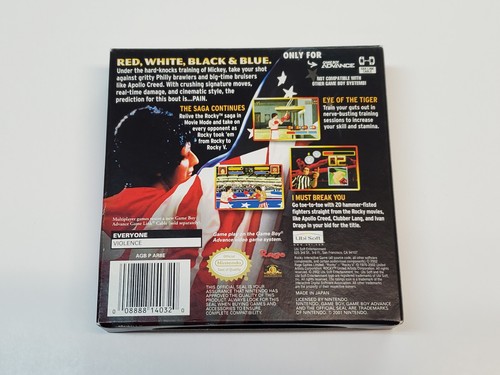 Rocky GBA Nintendo Authentic Game Boy Advance Box Only* - Picture 3 of 21