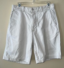 Men's Gap Relaxed Fit Khaki Shorts W32 Inseam 10 Inches