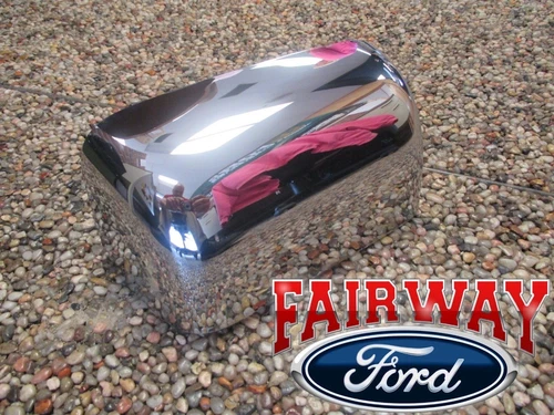 08 thru 16 Super Duty F-250 F-350 OEM Genuine Ford RH Chrome Mirror Cover