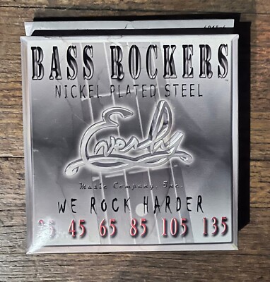 Everly 6045-6 Nickel Plated Steel 6 String Bass Set