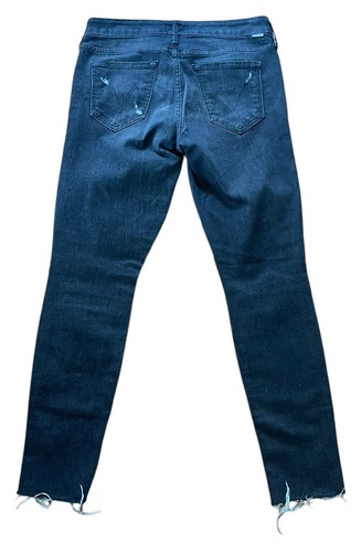 Mother Jeans Looker Ankle Snippet Black Distressed Damen Gr. 29 Distressed - Bild 6 von 8