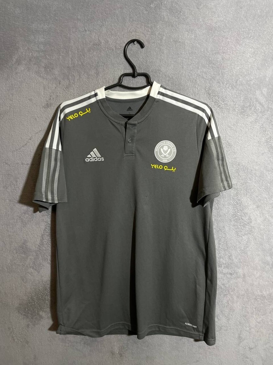 Sheffield United Training Jersey Football Soccer Shirt Gray Adidas
