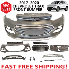 2017 2018 2019 2020 21 Front Bumper Cover Upper Lower CHEVY TRAX Complete GRILLS