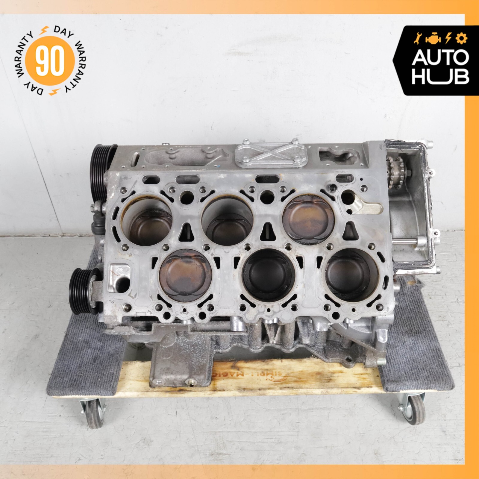 03-13 Bentley Continental GTC Flying Spur 6.0L Engine Motor Block OEM 52k
