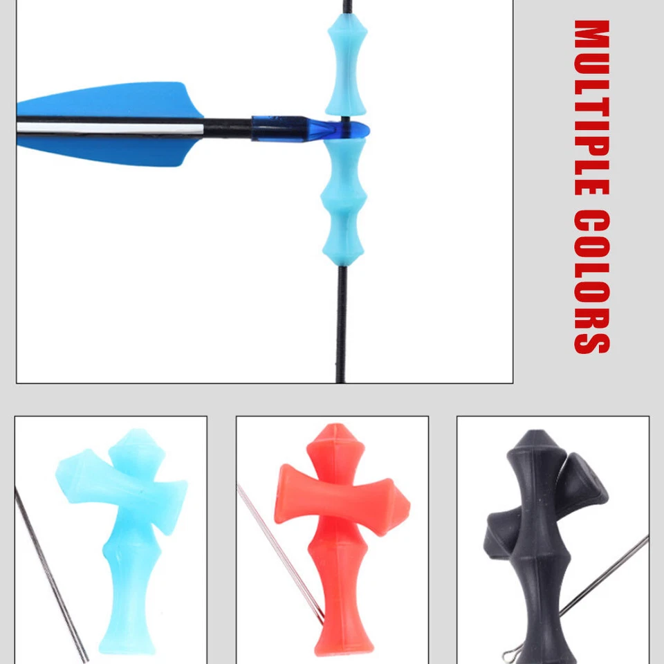 Archery Finger Guard Bowstring Finger Saver Tab For Recurve Bow Silicon Release - Image 3 of 4