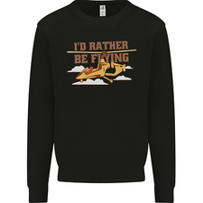 Gyrocopter Rather Be Flying Mens Sweatshirt Jumper
