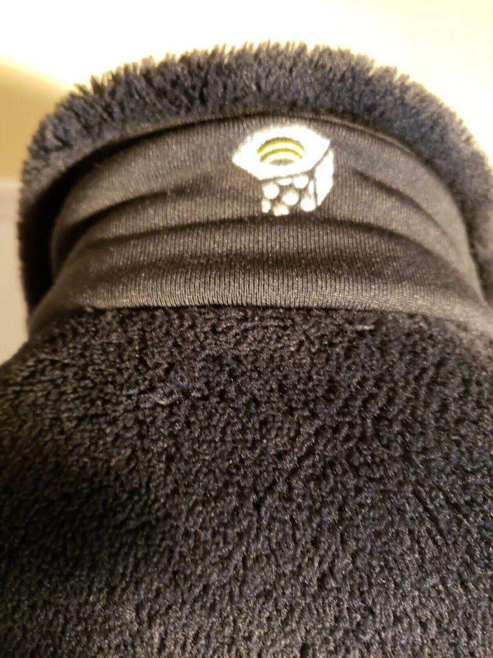 Chaqueta polar Mountain Hard Wear de manga larga con cremallera negra talla pequeña Foto 4 de 4