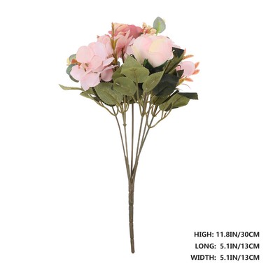 Emulation Tiger Lily Kunststoff Rose Bouquet Künstliche Picks Faux Rosen