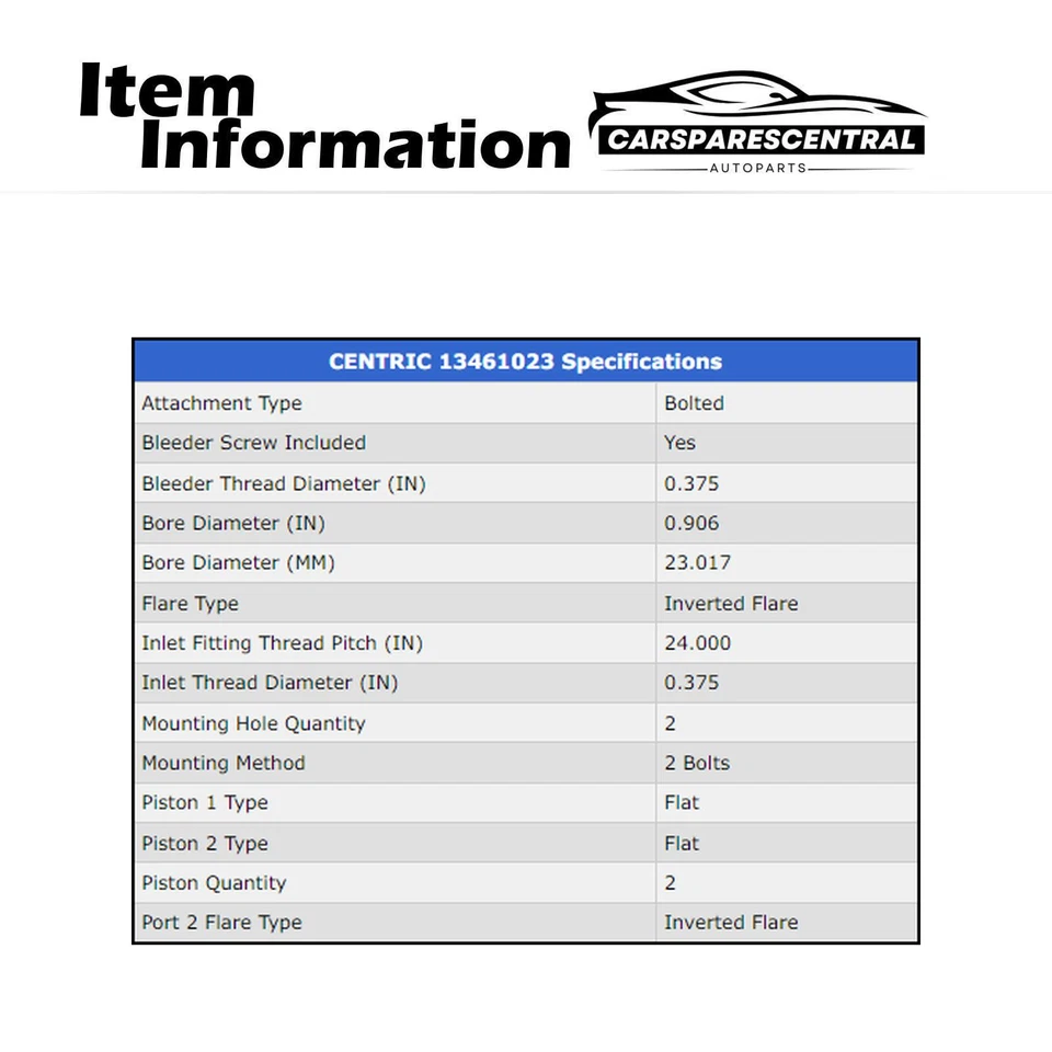 Para 1971 Ford Mustang 5.0L cilindro de roda de freio a tambor traseiro 2 peças - Imagem 4 de 4