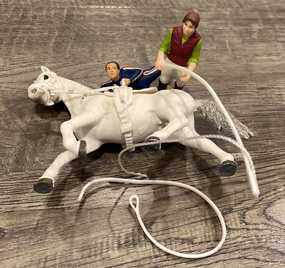 schleich retired 42389 Parts horse Vaulting school Instructor lesson riding