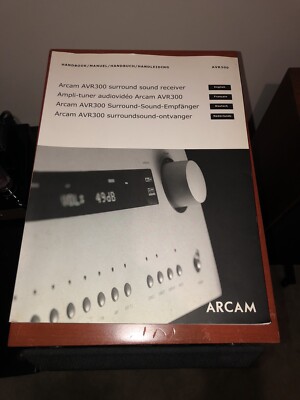 **ORIGINAL** Arcam AVR300 Receiver Handbook/Manual