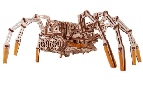 Wood Trick Space Spider Model Mechanical 3D Wooden Puzzle Best DIY Toy - Picture 4 of 6