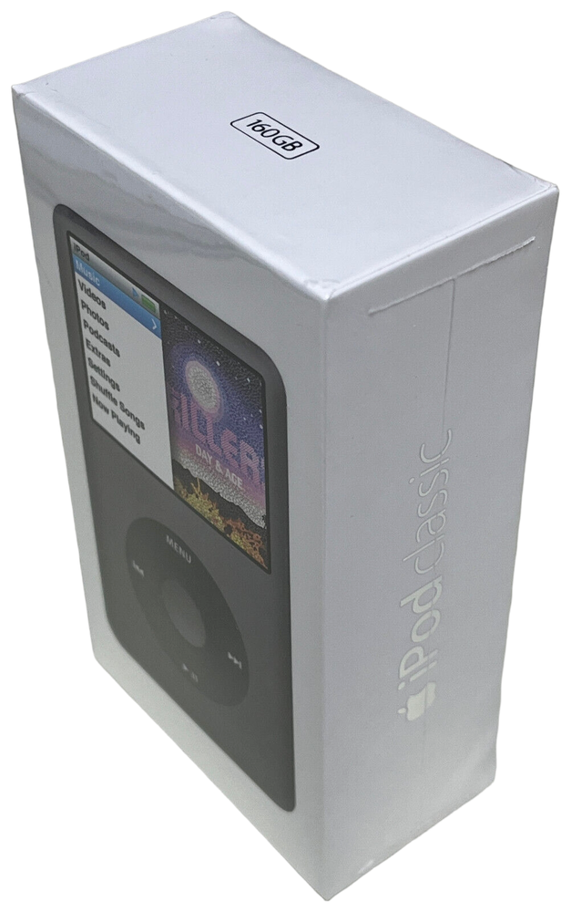 New Apple iPod Classic 7th Gen Gray (120GB/160GB/256GB/512GB/1TB