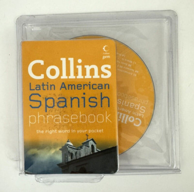 Collins Gem: Latin American Spanish Language CD & Phrasebook Pack Factory Sealed