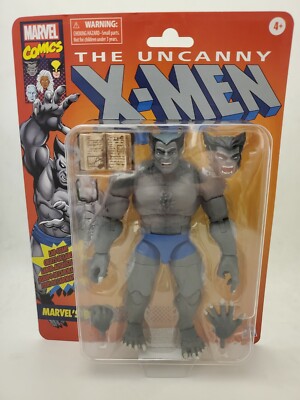 Marvel Legends Gray Beast Retro Vintage Card Action Figure