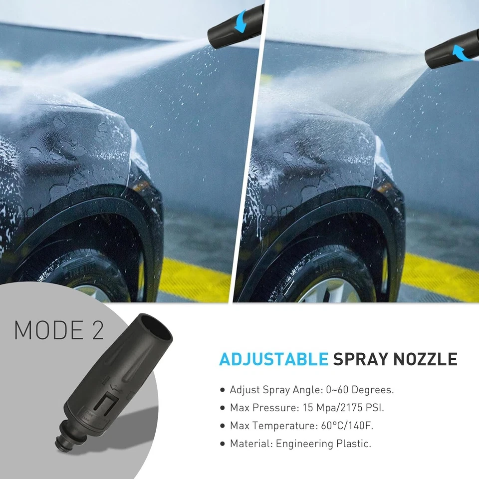 Lance de Nettoyeur Haute Pression pour Karcher K2 K3 K4 K5 K6 K7, LeapBeast - Photo 3/4