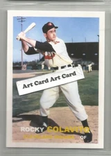 Rocky Colavito Cleveland Indians 2022  Baseball Art Card