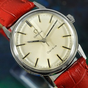 ALL ORIGINAL 1968' OMEGA GENEVE STEEL MANUAL WIND WATCH SWISS MADE REF  135.012 | eBay