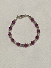 Handcrafted Sterling Silver Baby /Child Bracelet