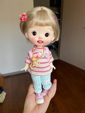 10in Head Custom Blythe Wig 1/6 BJD Doll Hair Soft Wigs Dolls Accessory Toy Gift
