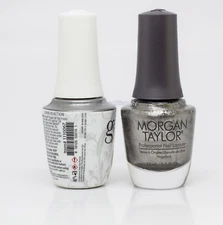 Gelish DUO Soak Off Gel Polish + Morgan Taylor Lacquer - #067 Chain Reaction