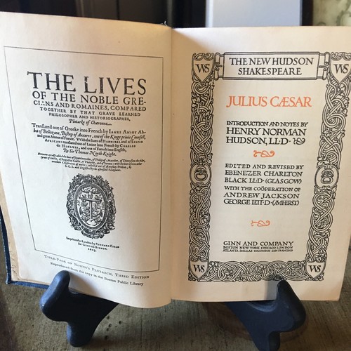 Antique 1908 The New Hudson Shakespeare Julius Caesar, 6-5/8” X 4-1/2”. 174 Pgs - Bild 9 von 12