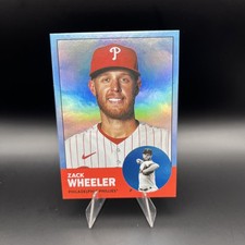 2022 Archives Base Blue Foil #2 Zack Wheeler /25 - PHILLIES SP