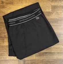 Eastern Mountain Sports Pants Men's Large Black TechWick Hike Soft Elastic Waist