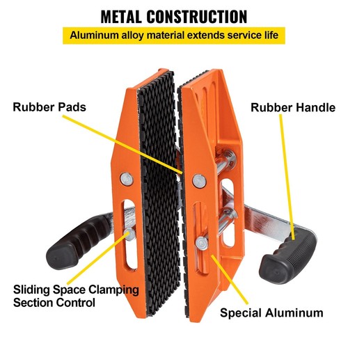 2 PCS Double Handed Stone Clamps, 0-0.05m Opening, 200kg Capacity - Picture 6 of 7