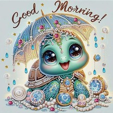 SHICERNHJ Sea Turtle 5D Diamond Art Kits for Adults,Special Shape SH113