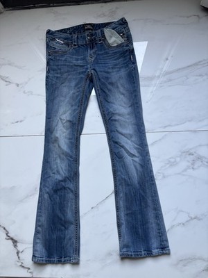 Low Rise Blue Washed Bootcut Flared Jeans Women's size 6