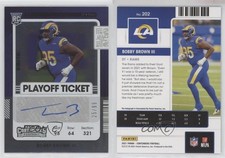 2021 Panini Contenders Playoff Ticket /99 Bobby Brown III #202 Rookie Auto RC