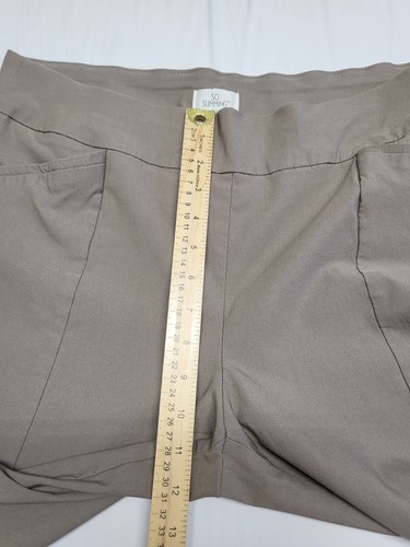 Chicos Pants So Slimming Size 2.5 ( 14 ) Pull On Stretch Tummy Panel Pockets - Picture 14 of 15