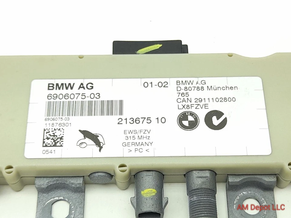 Усилитель сигнала антенны 2002 BMW 330xi 330i 325i 325xi E46 65256906075 - Изображение 3 из 4