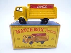 VINTAGE MATCHBOX LESNEY No.37b KARRIER COCA COLA TRUCK IN ORIGINAL BOX 1960