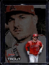 2025 Bowman's Best Mike Trout Pixel Portraits #P-9 Angels