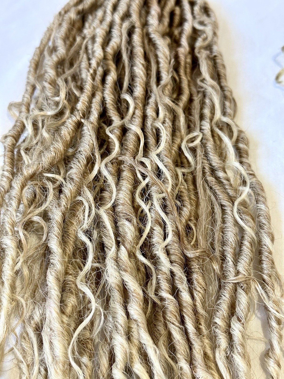FULL SET Dreads HANDMADE Locs BRAID IN Hair Extensions Dreadlock