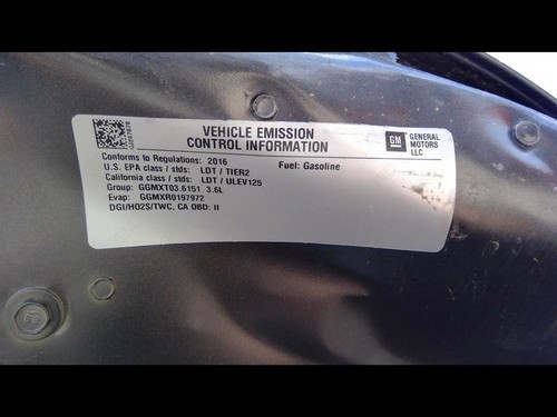 2013-2017 BUICK ENCLAVE Temperature Control Front 23251328 - Picture 3 of 12