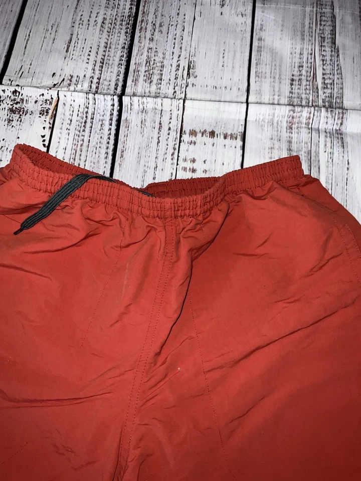Pantalones Cortos Patagonia Baggies Para Hombre Pequeños Forrados Malla Forro Bolsillos Rojo (193) Foto 4 de 4