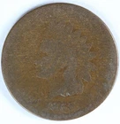 1865 Indian Head Cent