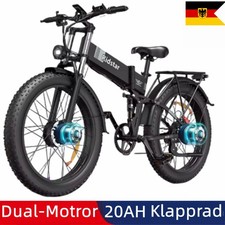 26" DualMotor E-Mountainbike 3000W Elektrofahrrad 52V 20AH eBike 45km/h …