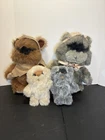 Star Wars Ewok Plush Set Of 4 Kenner 1980’s VTG
