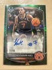 2025-26 Bowman Chrome Keyshawn Hall 1st Bowman Auto Green Reptilian /99 Auburn