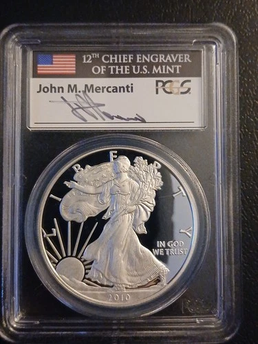 Photo of a 2010-W American Silver Eagle Proof from an eBay listing that sold on Jul 19, 2026