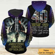 Personalized Darth Vader Star Wars Return Of The Jedi 3D Hoodie Full Size S-5XL