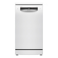 Bosch Series 4 Freestanding Slimline Dishwasher - Smart Wi-Fi, White SPS4HMW49G